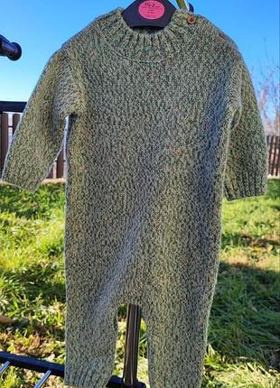 Теплий ромпер 74; 80; 86 см