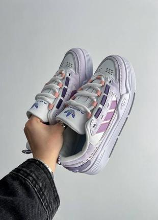 Жіночі кросівки фіолетові adidas wmns adi2000 'silver violet'7 фото