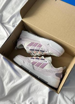 Жіночі кросівки фіолетові adidas wmns adi2000 'silver violet'8 фото