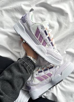 Жіночі кросівки фіолетові adidas wmns adi2000 'silver violet'6 фото