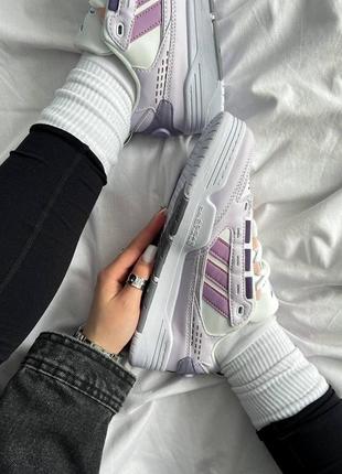 Жіночі кросівки фіолетові adidas wmns adi2000 'silver violet'5 фото