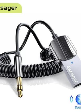Bluetooth 5.0 передатчик aux адаптер бездротовий аудіо ресівер essager