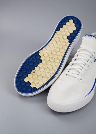 Adidas sabalo white royal blue адидас белые old money5 фото