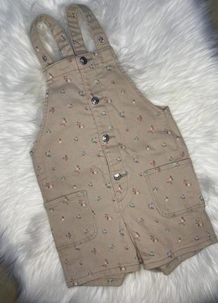 Джинсовый комбинезон для девочки h&m