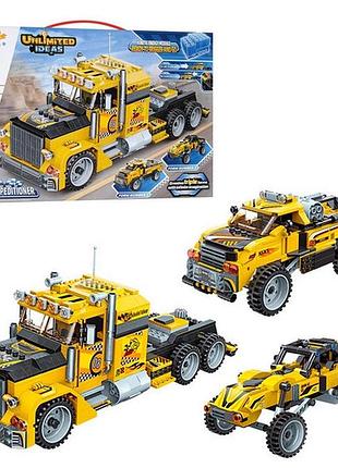 Конструктор qman 42108 машина грузовик баги джип на инерции 637 деталей
