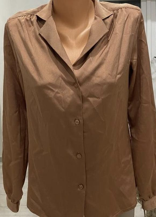 Модна сорочка:стильна сорочка коричневого кольору2 фото