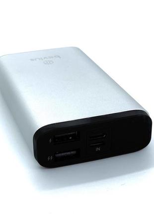 Повербанк bevius 10000 mah power bank сірий2 фото