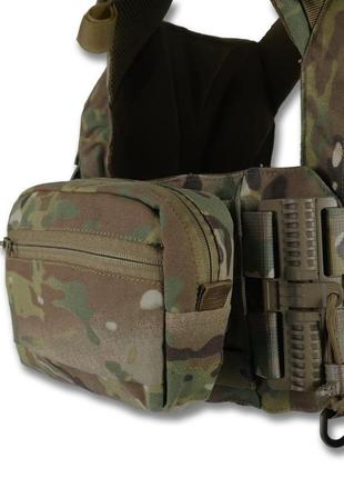 Плитоноска cen.2 cordura1000d nir мультикам+ 4 підсумків та балістичні пакети 1 класу6 фото