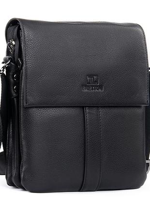Сумка мужская планшет кожа bretton 3387-4 black