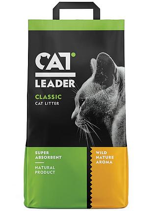 Cat leader classic wild nature кэт лидер классик аромат дикой природы супервпитывающий наполнитель в кошачий