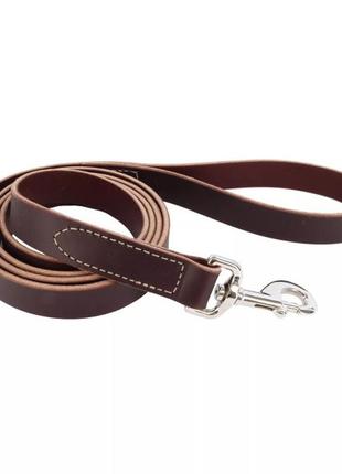 Coastal circle-t dog leash костал серкл-т кожаный поводок для собак, 2.5смх1.8м