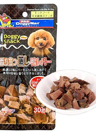 Doggyman steamed duck liver bits доггимен утиная печень на пару лакомство для собак
