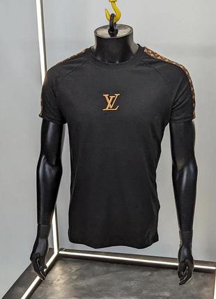Футболка louis vuitton мужская черная