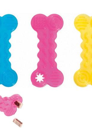 Flamingo good4fun bone фламінго гуд фо фан кістка для ласощів іграшка для собак, tpr-гума