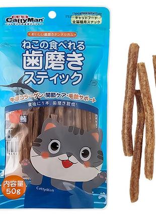 Cattyman chewing stick tuna кеттімен паличка тунець жувальні ласощі для котів
