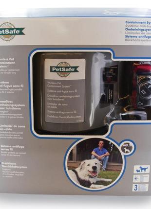 Petsafe wireless containment system петсейф беспроводной электронный забор для собак весом от 3,6 кг, от 1,5м