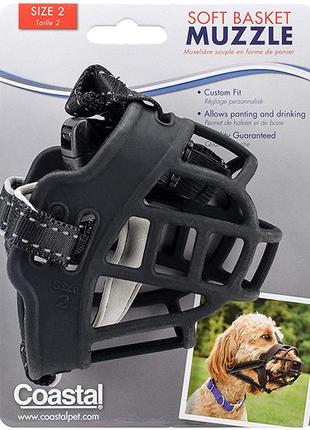 Coastal soft basket muzzle костал софт баскет мазл силиконовый намордник для собак