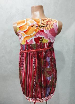 Неймовірна бавовняна сукня-туніка в яскравий принт іспанського бренду desigual4 фото