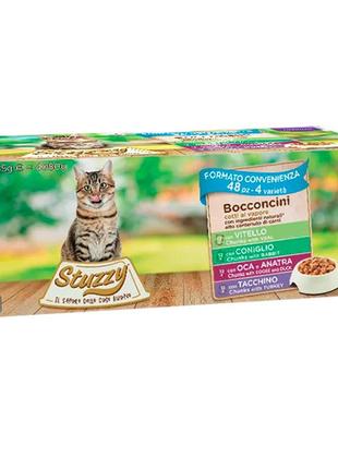 Stuzzy cat sterilized multipack штузи стерилайзид мультипак консервы в соусе для стерилизованных котов,