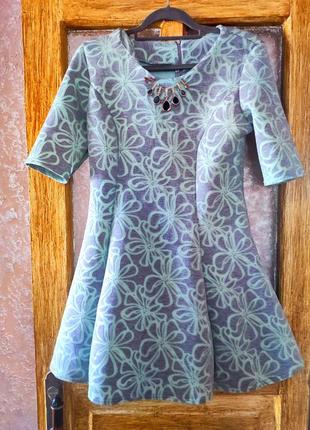 Теплое платье