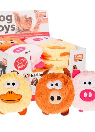 Flamingo plush head duck pig wild фламинго утка свинья кабан мягкая игрушка с пищалкой для собак