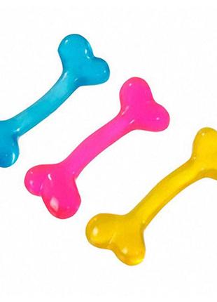 Flamingo good4fun bones фламинго гуд фо фан косточка игрушка для собак, tpr-резина