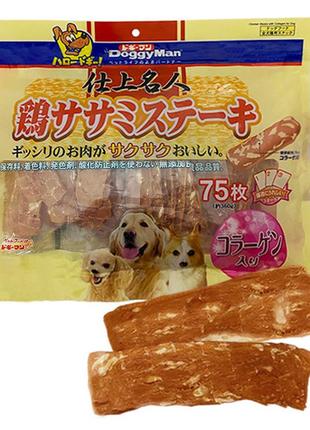 Doggyman chicken steak with collagen доггімен куряче філе з колагеном ласощі для собак