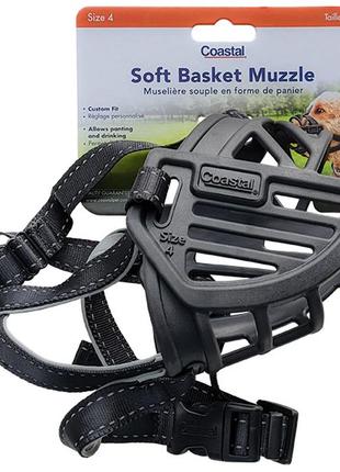 Coastal soft basket muzzle костал софт баскет мазл силиконовый намордник для собак