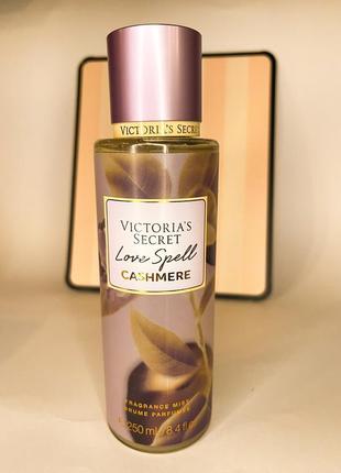 Парфюмированный спрей для тела victoria’s secret love spell cashmere
