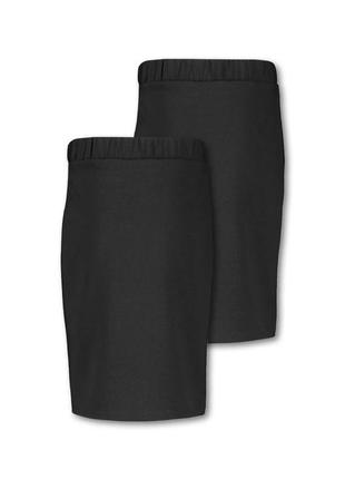 Черная школьная юбка tu для девочки 10 лет, 140 см3 фото