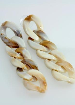 Цепочки серьги