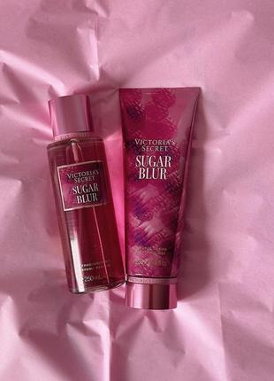 Лосьйон  та спрей для тіла sugar blur від вікторія сікрет