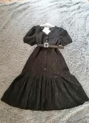 Платье натуральный хлопок прошва