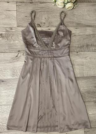 Бежево-бронзовое платье, сарафан esprit, р.xs-s