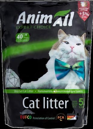 Animall 5 літрів. силікагелевий наповнювач для котячого туалету