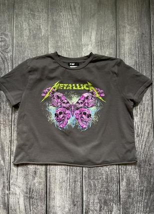 Футболка metallica женская