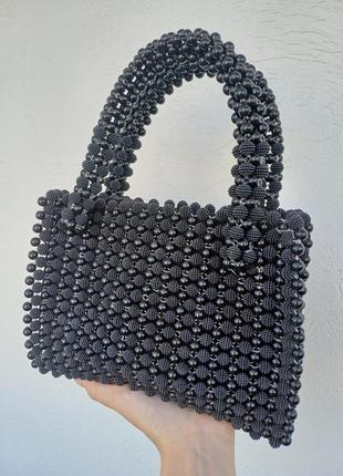Сумка из бусин, ежевики