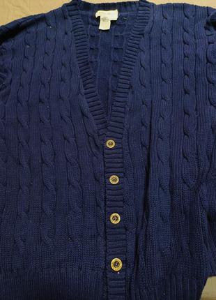 Плечі 60 см vintage eddie bauer since 1920 made in usa кардиган 100% cotton size m