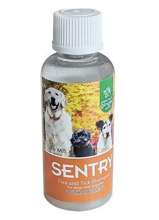 Sentry oatmeal shampoo сентрі вівсяне борошно шампунь від бліх і кліщів для собак