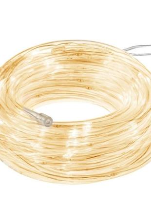 Гирлянда дюралайт cветодиодный теплый белый цвет 10м