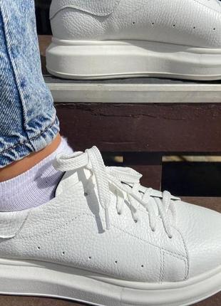 Жіночі кросівки garti,натуральна шкіра, білі shop