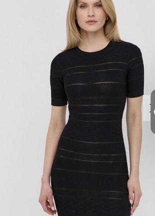 Черное короткое платье elisabetta franchi