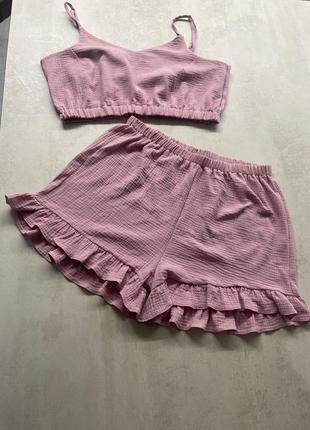 Пижама муслиновая. индивидуальный пошив2 фото