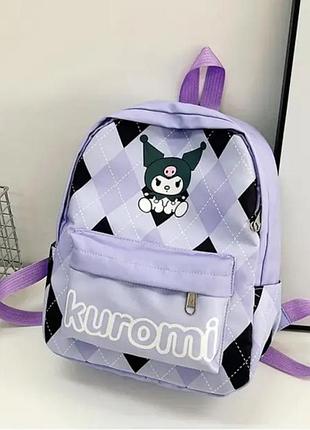 Куроми рюкзак 32х24 см sanrio аниме kuromi