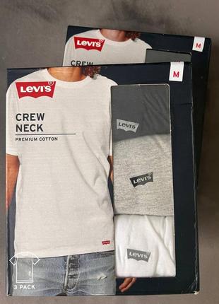 Набір  чоловічих футболок levi's (футболка левайс)1 фото