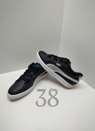 Класичні кеди puma smash 3.0 l чорно-білого кольору
