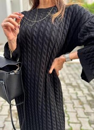 Тепла в'язана сукня максі rey istambul,🔥 туреччина