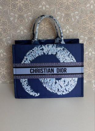 Женская сумка шоппер с стиле christian dior