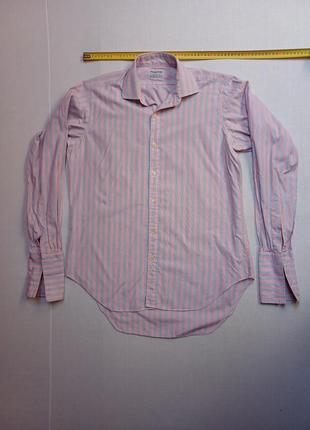 Рубашка воротник 39cm 15 1/2 ins tm lewin&amp;sons made in england под запонки