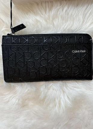 Чоловічий  шкіряний гаманець,портмане клатч,бренд calvin klein , 💯%оригінал